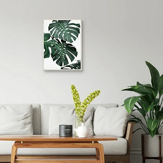 Master Piece Monstera 1 Framed Canvas Wall Art 4 Master Piece Monstera 1 Framed Canvas Wall Art - Image 4