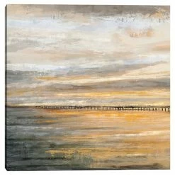 Master Piece Evening Pier Canvas Wall Art By Studio Arts