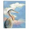 Master Piece Heron Portrait Canvas Wall Art By Studio Arts