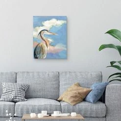 Master Piece Heron Portrait Canvas Wall Art By Studio Arts -Master Piece Shop unnamed file 1199