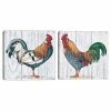 Master Piece Rooster 1 & 3 Canvas Wall Art 2-piece Set