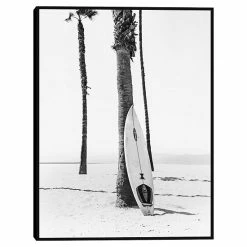 Master Piece BW Surfboard Wall Art By Sisi & Seb