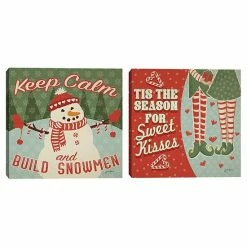 Master Piece Retro Christmas VII & VIII Wall Decor