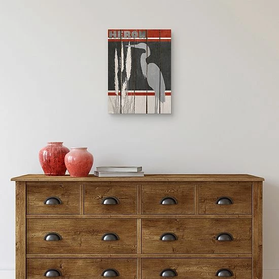 Master Piece Heron Canvas Wall Art 3 Master Piece Heron Canvas Wall Art - Image 3