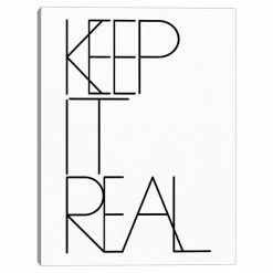 Master Piece Keep It Real Canvas Wall Art