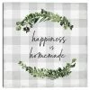 Master Piece Happiness Is Homemade Canvas Wall Art
