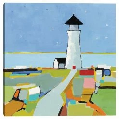 Master Piece To The Lighthouse Canvas Wall Art