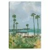 Master Piece Palms Pier Canvas Wall Art