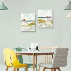 Master Piece Sketchy Beach I & II By Sally Swatland Canvas Wall Art 2-piece Set -Master Piece Shop unnamed file 1409