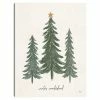 Master Piece Woodland Christmas Trees Canvas Wall Art