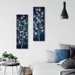 Master Piece Indigo Spring I & II By Nan Canvas Wall Art 2-piece Set 6 Master Piece Indigo Spring I & II By Nan Canvas Wall Art 2-piece Set -Master Piece Shop unnamed file 142