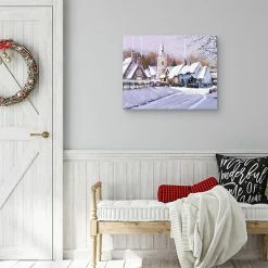 Master Piece Christmas Village Canvas Wall Art -Master Piece Shop unnamed file 1431