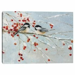 Master Piece Chickadees In Winter Wall Decor