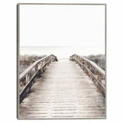 Master Piece Sepia Beach Path Framed Wall Art