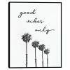 Master Piece Palm Trees Good Vibes Only Framed Wall Art