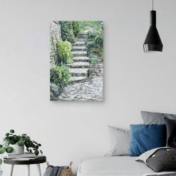 Master Piece Garden Steps Canvas Wall Art By Studio Arts -Master Piece Shop unnamed file 1575