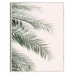 Master Piece Blush Palm Leaves Wall Art By Sisi & Seb