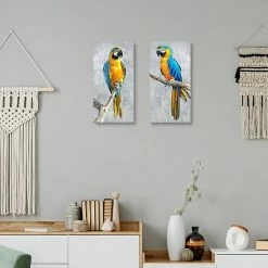 Master Piece Tropical Parrots I & II Canvas Wall Art By Studio Arts 2-Piece Set -Master Piece Shop unnamed file 1587