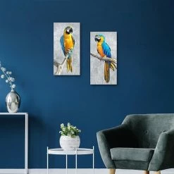 Master Piece Tropical Parrots I & II Canvas Wall Art By Studio Arts 2-Piece Set -Master Piece Shop unnamed file 1588