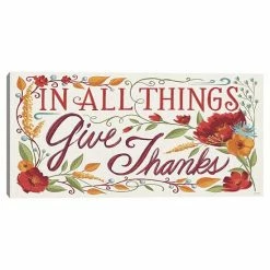 Master Piece Give Thanks I Wall Decor