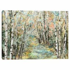 Master Piece Kaleidoscope Trees V Canvas Wall Art