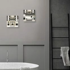 Master Piece Black & Gold Finish Bath I & II Canvas Wall Art 2-piece Set -Master Piece Shop unnamed file 1653