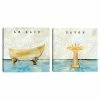 Master Piece French Cottage Bath I & II Canvas Wall Art 2-piece Set