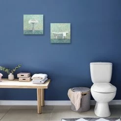 Master Piece Damask Bath Sink & Tub Canvas Wall Art 2-piece Set -Master Piece Shop unnamed file 1664