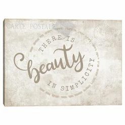 Master Piece Beauty In Simplicity Canvas Wall Art