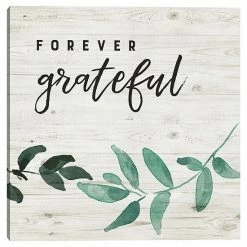 Master Piece Forever Grateful Canvas Wall Art