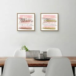 Master Piece Be Kind Script 2 & Be Strong Rose Canvas Wall Art 2-piece Set -Master Piece Shop unnamed file 1761
