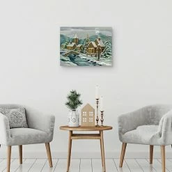 Master Piece Twilight Christmas Village Canvas Wall Art -Master Piece Shop unnamed file 1781