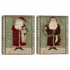 Master Piece Santa Snowman & Santa Wreath Wall Decor
