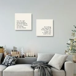 Master Piece Simple Christmas I & Simple Christmas II Canvas Wall Art 2-Piece Set -Master Piece Shop unnamed file 1790
