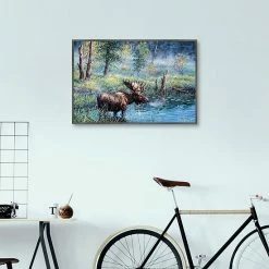 Master Piece Moose Painting I Framed Wall Art -Master Piece Shop unnamed file 1818