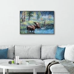 Master Piece Moose Painting I Framed Wall Art -Master Piece Shop unnamed file 1819