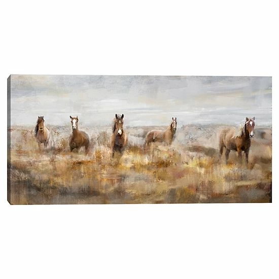 Master Piece Morning Herd Horse Canvas Wall Art 1 Master Piece Morning Herd Horse Canvas Wall Art