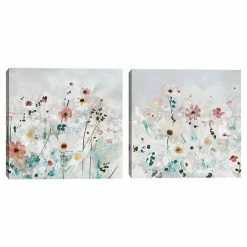 Master Piece Wild Sorbet I & II Canvas Wall Art By Studio Arts 2-Piece Set