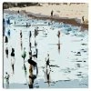 Master Piece Self Reflection Beach Canvas Wall Art
