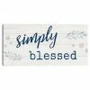Master Piece Simply Blessed Canvas Wall Art