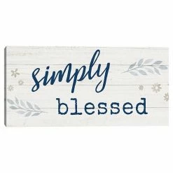 Master Piece Simply Blessed Canvas Wall Art
