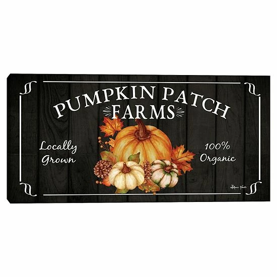 Master Piece Pumpkin Patch Horizontal Black Wall Decor 1 Master Piece Pumpkin Patch Horizontal Black Wall Decor