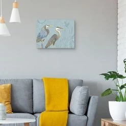 Master Piece By The Shore I Egret Canvas Wall Art -Master Piece Shop unnamed file 1956