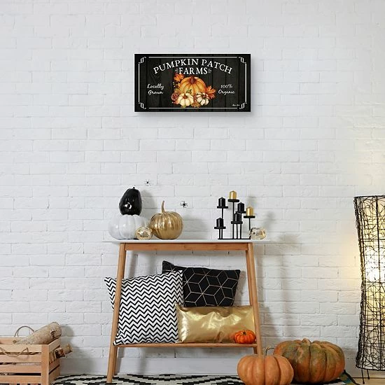 Master Piece Pumpkin Patch Horizontal Black Wall Decor 2 Master Piece Pumpkin Patch Horizontal Black Wall Decor - Image 2