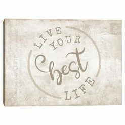 Master Piece Best Life Canvas Wall Art