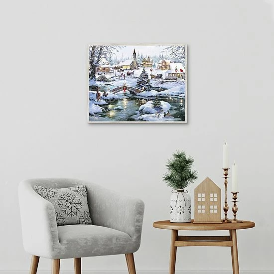 Master Piece Icy Lights Framed Canvas Wall Art 3 Master Piece Icy Lights Framed Canvas Wall Art - Image 3