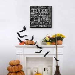 Master Piece Halloween Chalkboard Words Framed Canvas Wall Art -Master Piece Shop unnamed file 2012