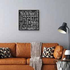 Master Piece Halloween Chalkboard Words Framed Canvas Wall Art -Master Piece Shop unnamed file 2013