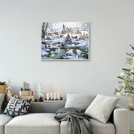 Master Piece Icy Lights Framed Canvas Wall Art 4 Master Piece Icy Lights Framed Canvas Wall Art - Image 4