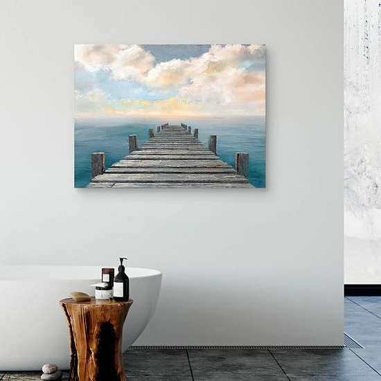 Master Piece Ocean Sky Canvas Wall Art By Studio Arts 3 Master Piece Ocean Sky Canvas Wall Art By Studio Arts - Image 3